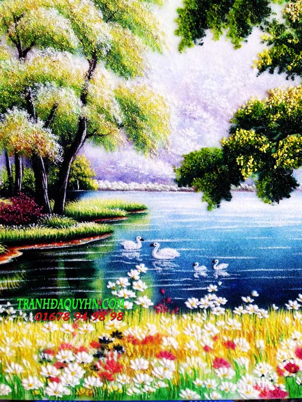 Tranh đá quý phong cảnh nước ngoài